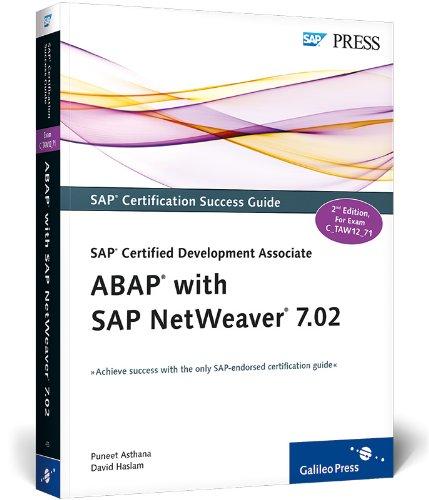 Foto SAP Certified Development Associate-ABAP with SAP NetWeaver 7.02