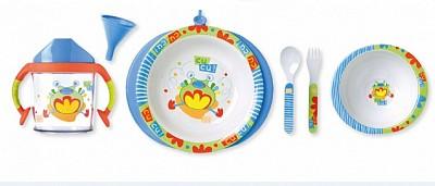 Foto Saro Vajilla Plato Termo Cinco Piezas
