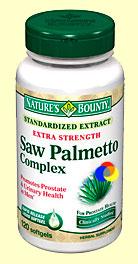 Foto Saw Palmeto - Próstata - Natures Bounty - 120 perlas