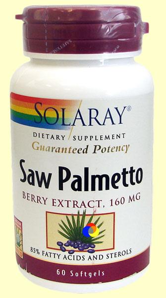 Foto Saw Palmetto - Próstata - Solaray - 60 comprimidos [076280037821]