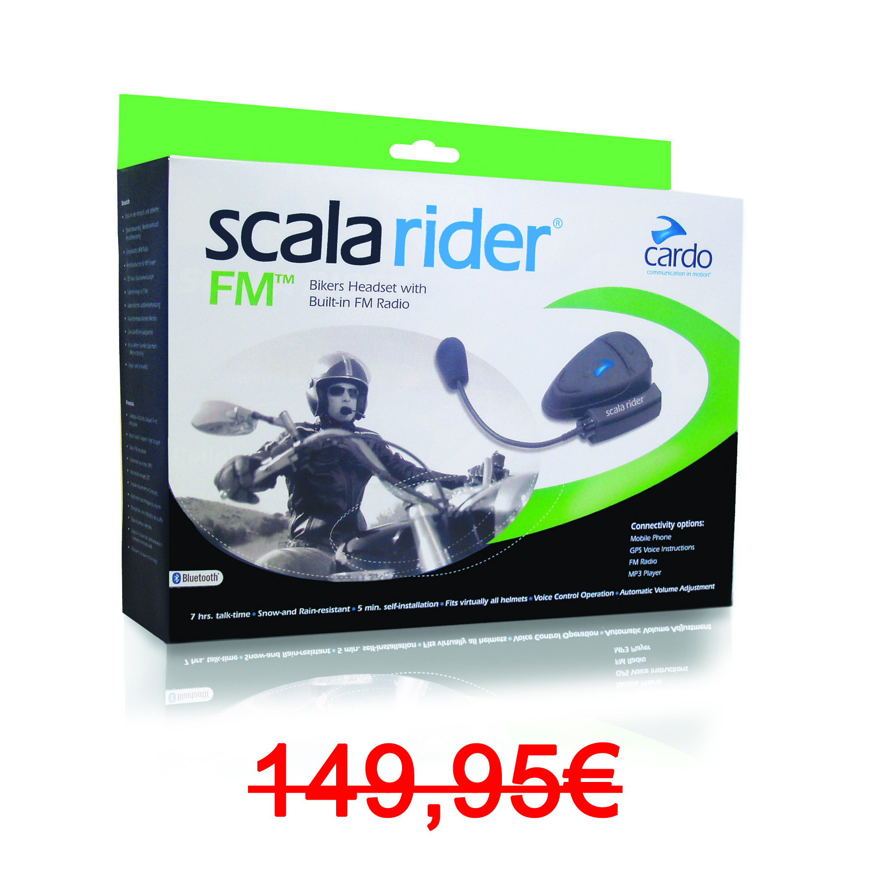 Foto Scala Rider FM, manos libres Bluetooth® y receptor de radio para moto