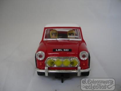 Foto Scalextric. coche mini cooper. rojo y blanco. 2001. tecnitoys. c-45