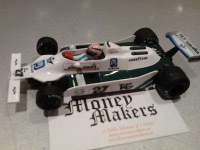 Foto Scalextric Williams Fw07 Fly Saudia N�  27 Edition Fly Slot Alan Jones Impecable