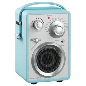 Foto SCANSONIC PA680 Radio portátil azul