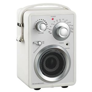 Foto SCANSONIC PA680 Radio portátil color blanco