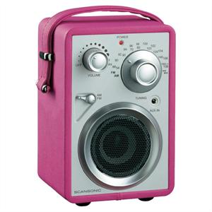 Foto SCANSONIC PA680 Radio portátil color rosa