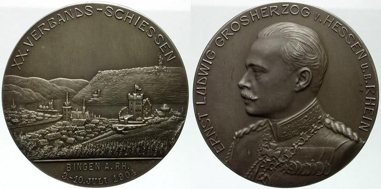 Foto Schützenmedaillen-Deutschland Silbermedaille 1904