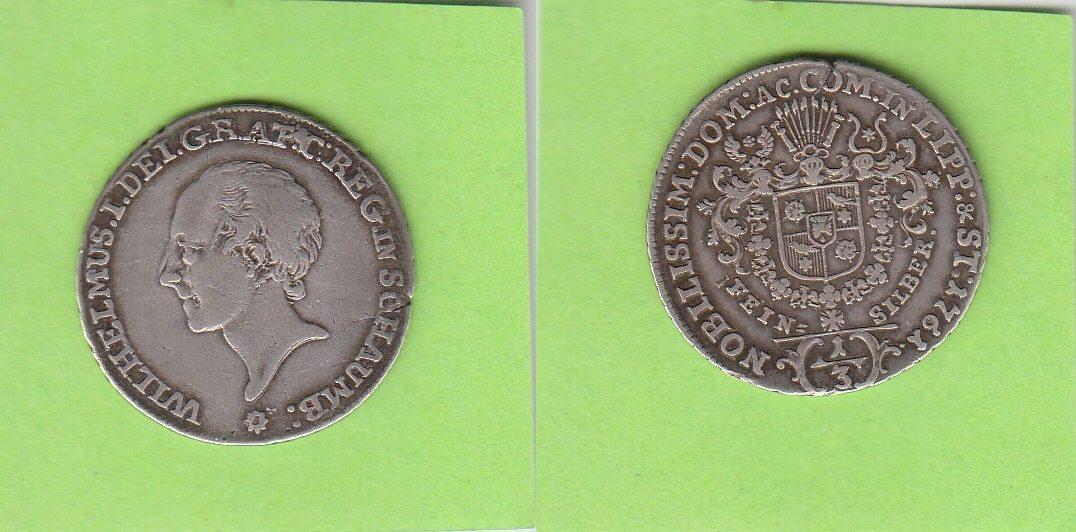 Foto Schaumburg-Lippe 1/3 Taler 1761