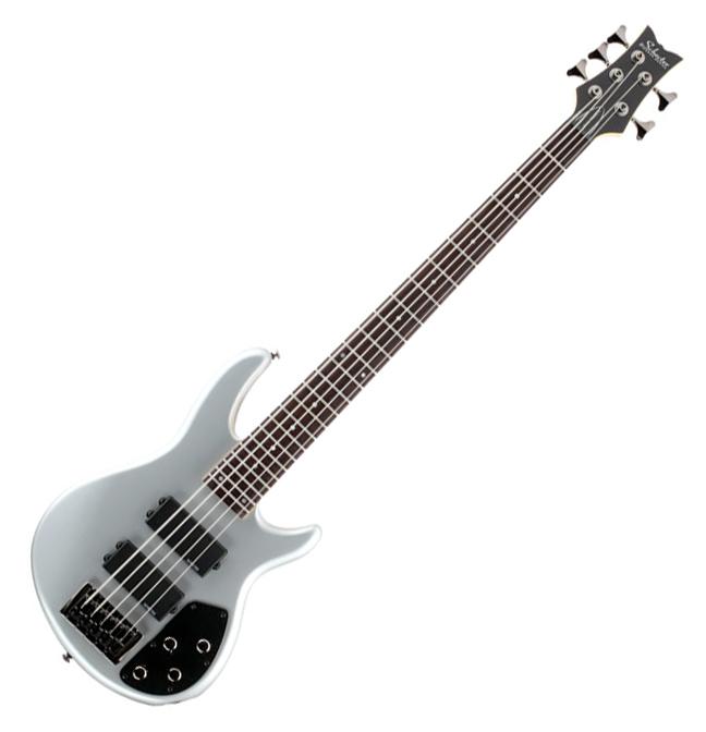 Foto Schecter Raiden Custom-5 Metallic Silver Bajo – 5 Cuerdas