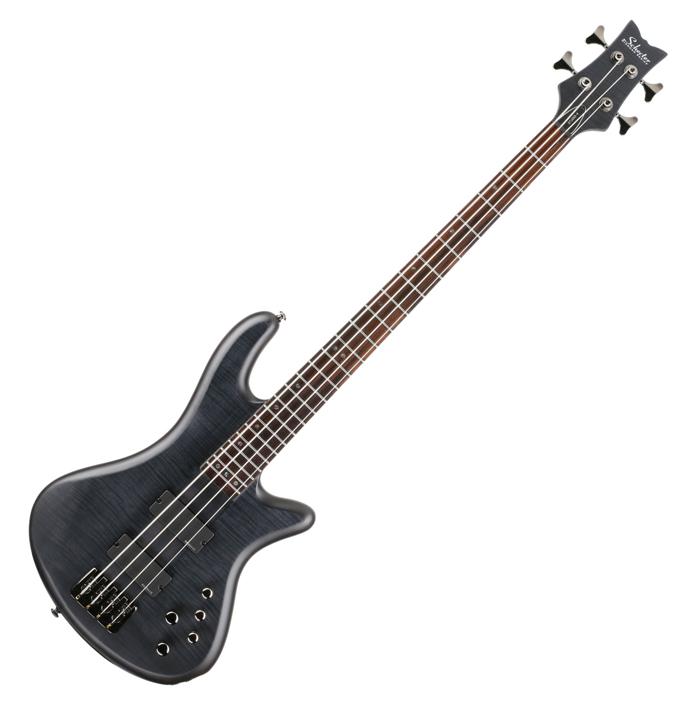 Foto Schecter Stiletto Studio-4 See-Thru Black Satin Bajo – 4 Cuerdas