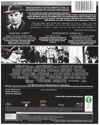 Foto Schindler's list (20th Anniversary edition) (+Copia Digital) [Blu-ray] [Italia]
