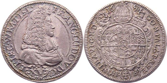 Foto Schlesien-Breslau, Bistum 15 Kreuzer 1694