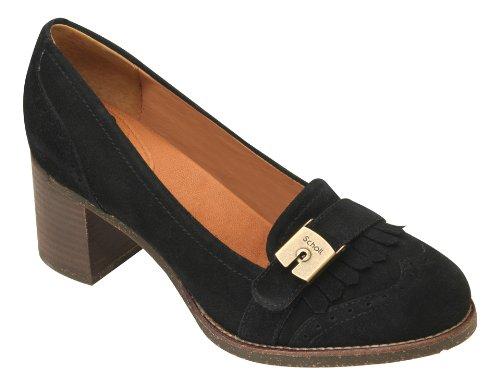Foto Scholl TALITA F24589 - Zapatos clásicos de ante para mujer, color negro, talla 42