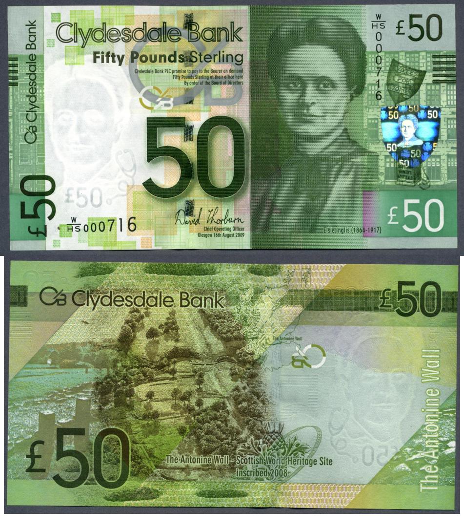 Foto Schottland 50 Pounds 2009