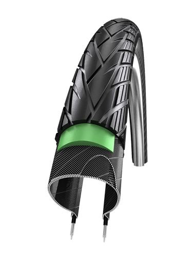 Foto Schwalbe Energizer Plus 26x1,75 GreenGuard Black-Reflex Cubierta para Bicicletas Electricas