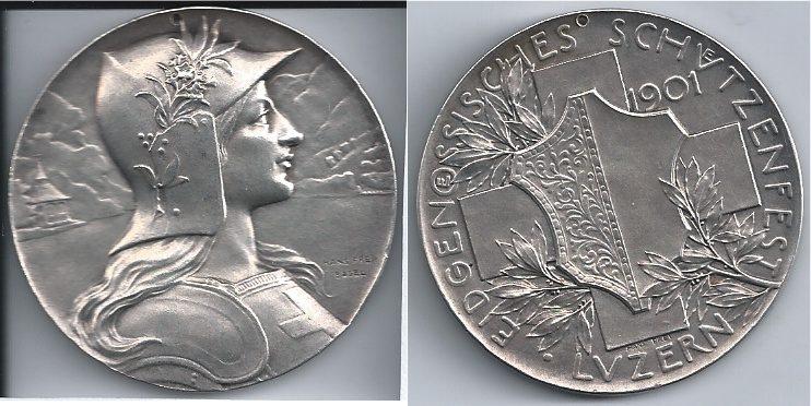 Foto Schweiz Luzern Medaille