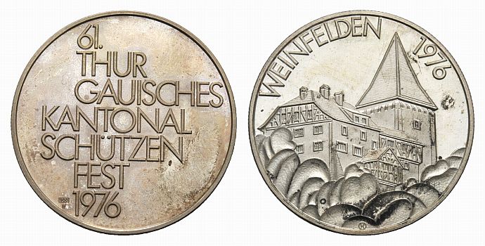 Foto Schweiz-Weinfelden Ar-Medaille 1976