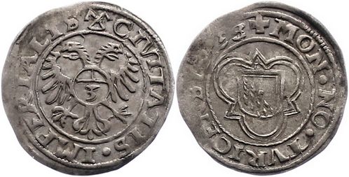 Foto Schweiz-Zürich, Stadt Groschen 1558