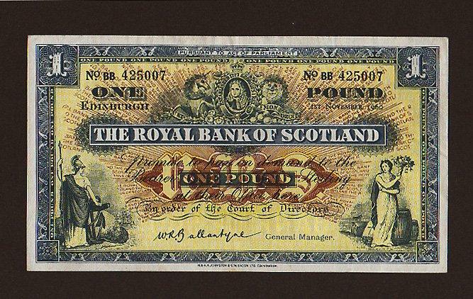 Foto Scotland 1 Pound 1960