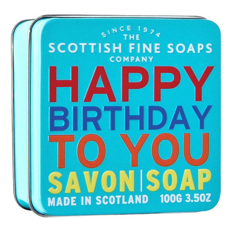 Foto Scottish Fine Soaps Happy Birthday To You Soap Tin