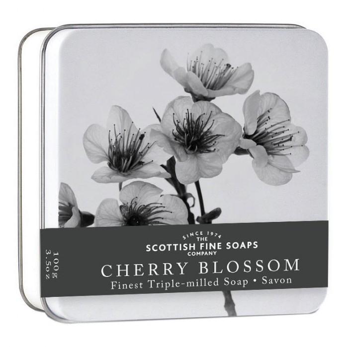 Foto Scottish Fine Soaps Retro Cherry Blossom Soap Tin
