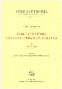 Foto Scritti di storia della letteratura italiana vol. 2 - 1963-1971