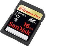 Foto SD Card 16GB SanDisk SDHC Extreme Pro 95MB/s
