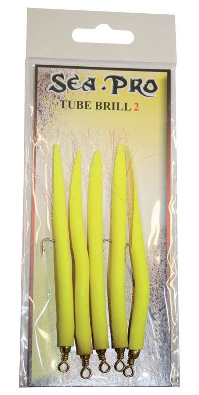 Foto señuelo anguilón autain tube brill amarillo nº 2