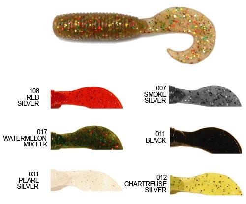 Foto señuelo damiki jr jumbo 9cm - paquete de 15 012 - verde claro argén