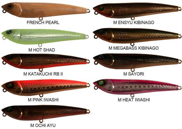 Foto señuelo de superficie megabass dog x sw color m hot shad