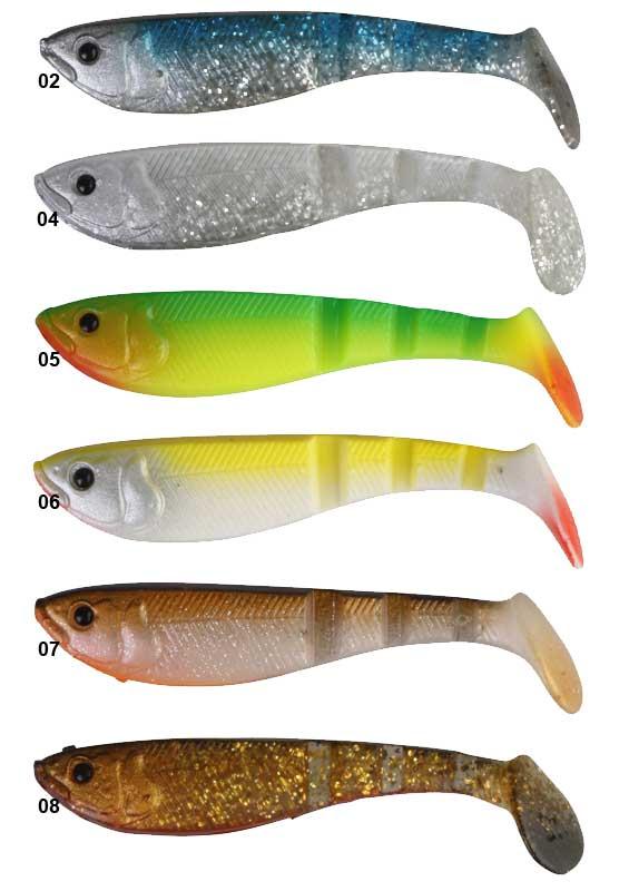 Foto señuelo flexible savage gear 4play shad loose body 8.5cm - pequeña bol