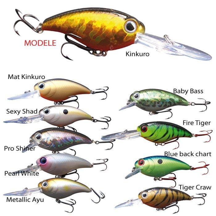 Foto señuelo flotante biwaa yakuza dr1 color tiger craw