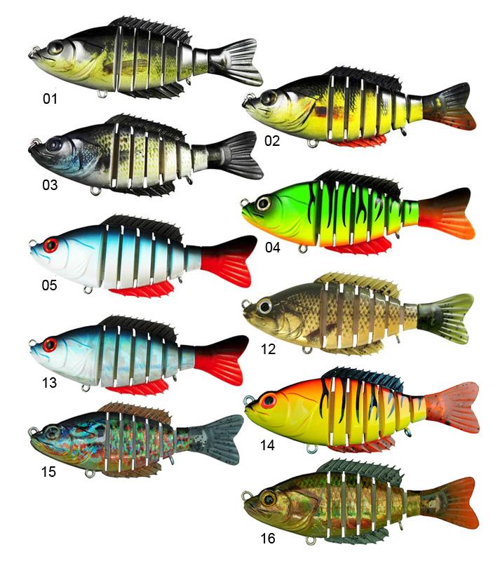Foto señuelo hundido biwaa seven swimbait 15cm color 12 - color pez dorado