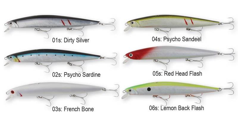 Foto señuelo suspending savage gear saltwater tuned prey series 11cm color