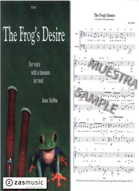 Foto sebba, jane: the frog´s desire. for voice with a bassoo (or