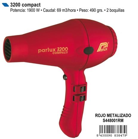 Foto Secador Parlux 3200 compact Rojo