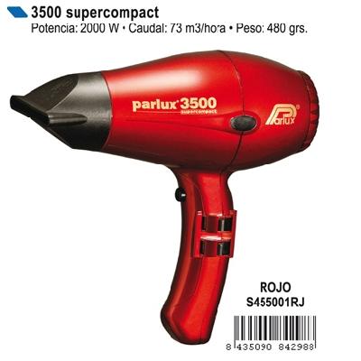 Foto Secador Parlux 3500 Super Compact Rojo