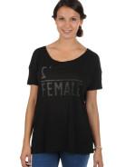 Foto Second Female Logo camiseta negro