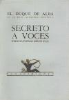 Foto Secreto A Voces (treinta Poemas Menos Uno).