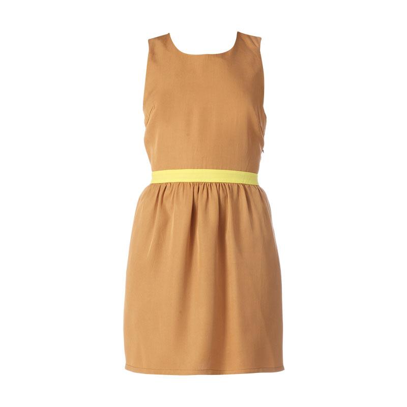 Foto See U Soon vestido derecho - Marron / Camello