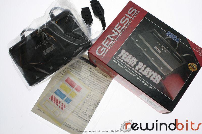 Foto Sega Genesis Multitap Team Player Adaptor Official New Boxed