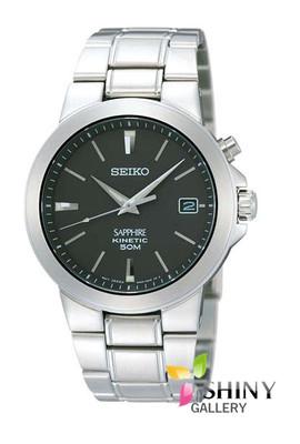 Foto Seiko Sapphire Ska325p1 Reloj Acero Kinetic Para Hombre Nuevo Garantia 2 Años