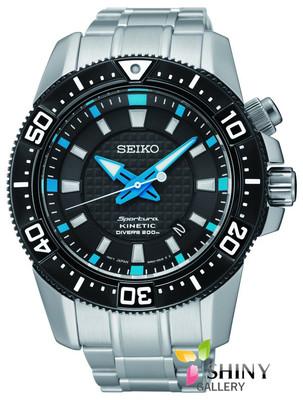 Foto Seiko Sportura Ska561p1 Reloj Kinetic Diver's Para Hombre Nuevo Garantia 2 Años