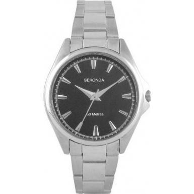 Foto Sekonda Ladies Black Steel Watch Model Number:4398.27