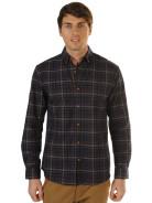 Foto Selected Abbot Camisa azul marino / gris amarillo camel check