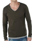 Foto Selected Globus camisa m. larga verde caqui