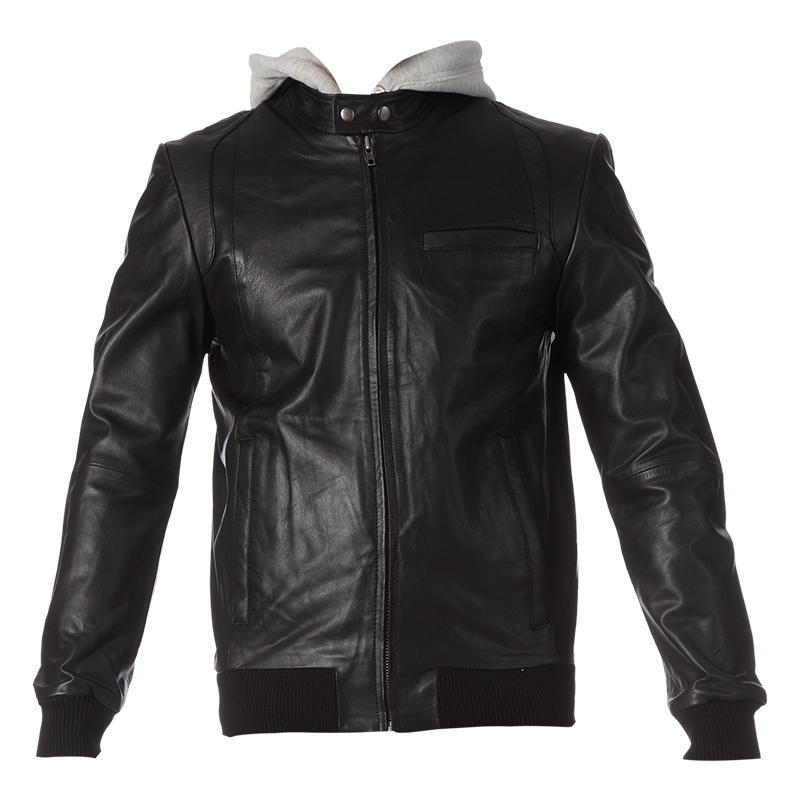 Foto Selected Homme Chaqueta de cuero - paterson leather jacket j - Negro