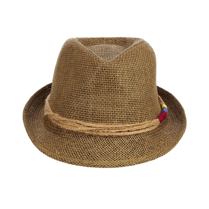 Foto Selected Homme Gorro / Sombrero - hill straw hat c - Marron / Camello