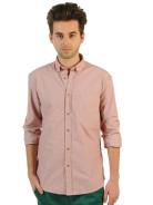 Foto Selected Kent camisa rojo rayas finas blancas