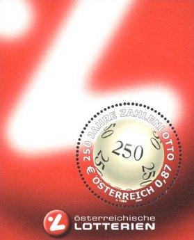 Foto Sello de Austria 21 Loteria en Austria